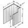 Защитное ограждение Harvia 850 x 1010 мм (WX150) боковое